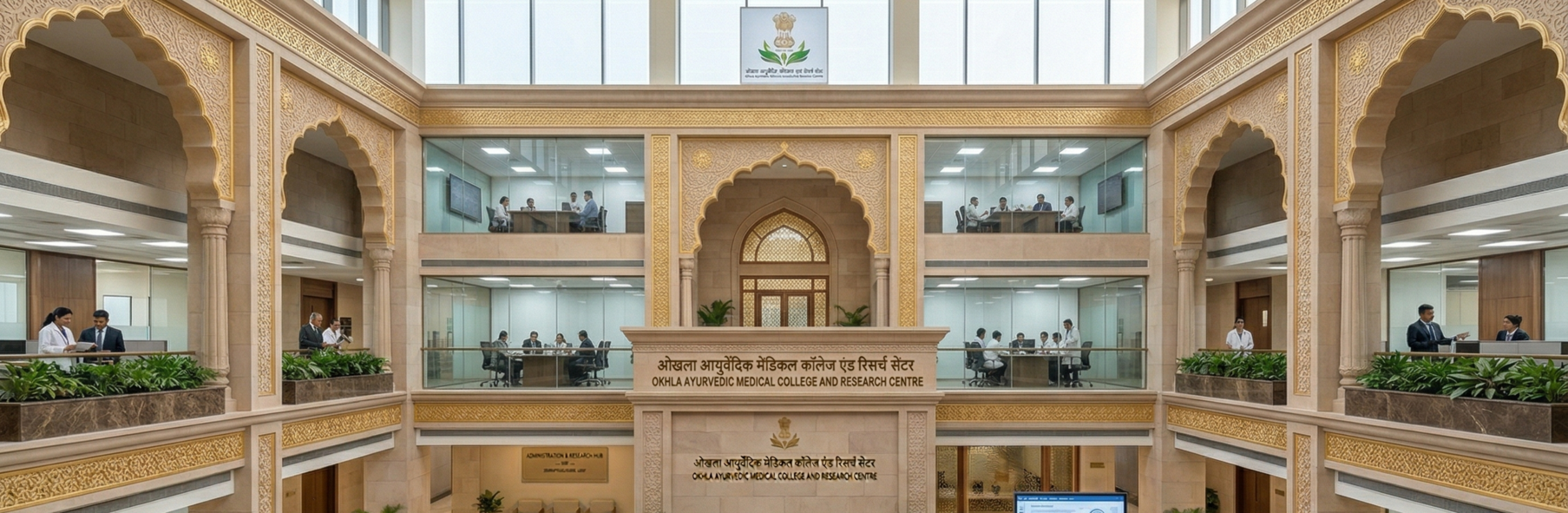 OAMCRC organization governance and campus overview Okhla New Delhi